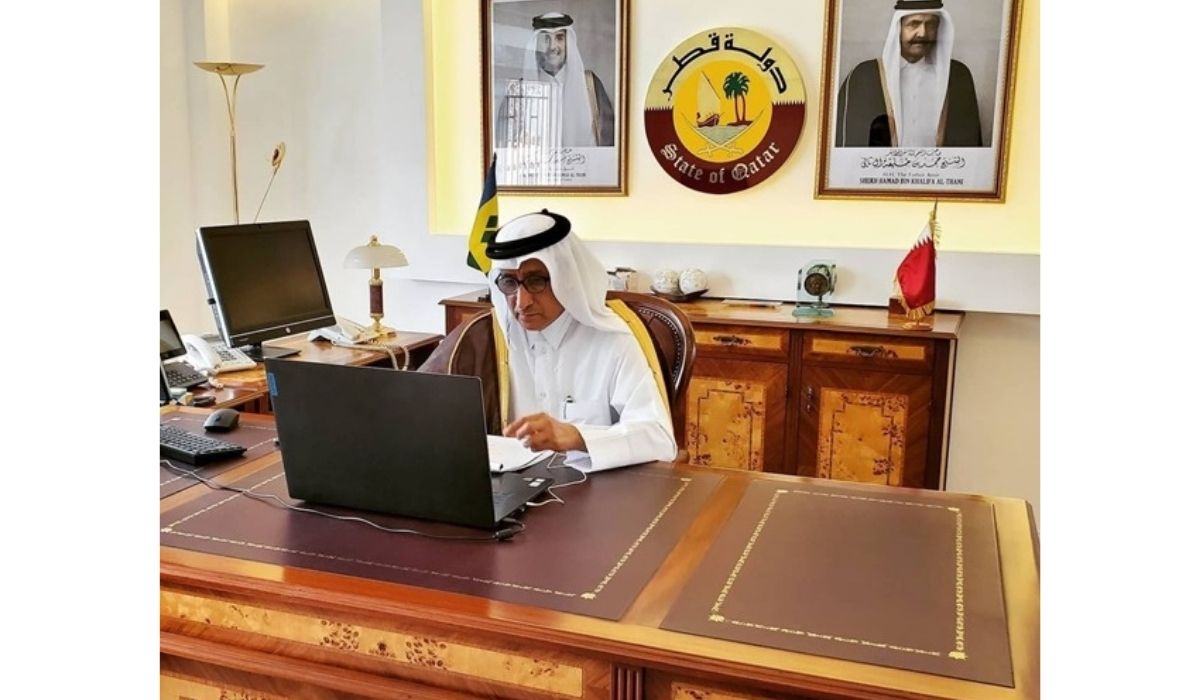 Acting Governor General of Barbados Receives Credentials of Qatari Ambassador